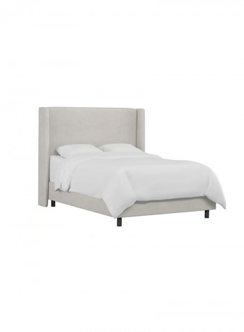 Goodrich Upholstered Bed Grey