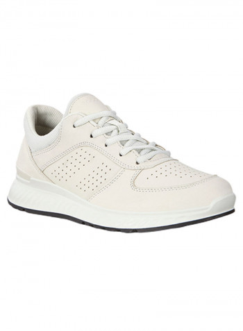 Exostride Lace-Up Sneakers Shadow White