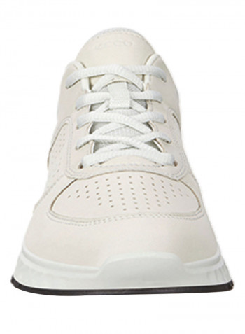 Exostride Lace-Up Sneakers Shadow White