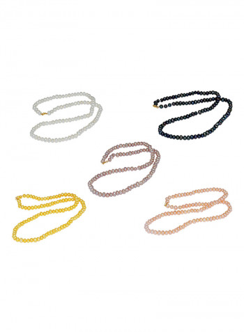 10K Gold Pearl Jewellery Set