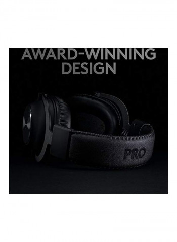 Logitech G PRO X Wireless Lightspeed Gaming Headset with  VO!CE Mic Filter Tech, 50 mm PRO-G Drivers, and DTS Headphone:X 2.0 Surround SoundFor PS4/PS5/XOne/XSeries/NSwitch/PC Black
