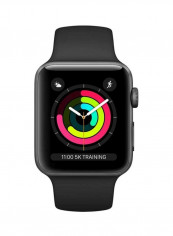 Watch Series 3-38mm GPS Space Gray Aluminum Case with Sport Band Black