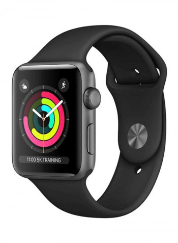 Watch Series 3-38mm GPS Space Gray Aluminum Case with Sport Band Black