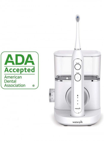 All-In-One Sonic-Fusion Professional Flosser And Power Toothbrush Kit White