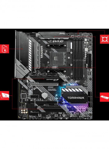 MAG B550 Tomahawk Gaming Motherboard 12x12x12cm Black/Grey