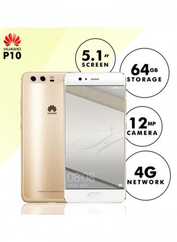 P10 Dual SIM Gold 64GB 4G LTE