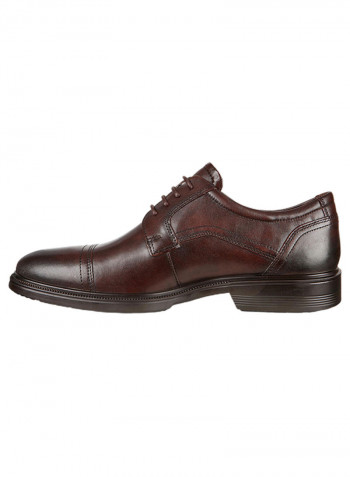 Lisbon Cap Toe Tie Lace-Up Shoes Brown