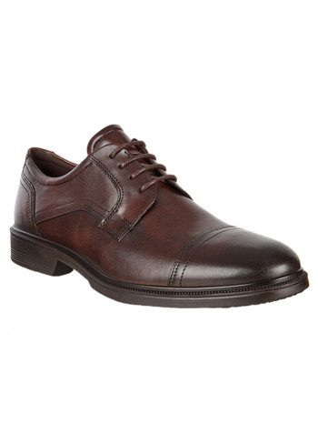 Lisbon Cap Toe Tie Lace-Up Shoes Brown