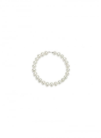 925 Sterling Silver Pearl Studded Necklace Set