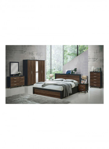 Helsinki King Bed Brown