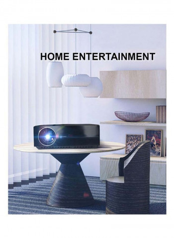 Android Projector 4K LED 4200 Lumens PROJ-WO-45-B Black