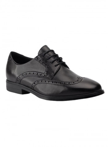 Melbourne Brogue Lace-Up Shoes Black