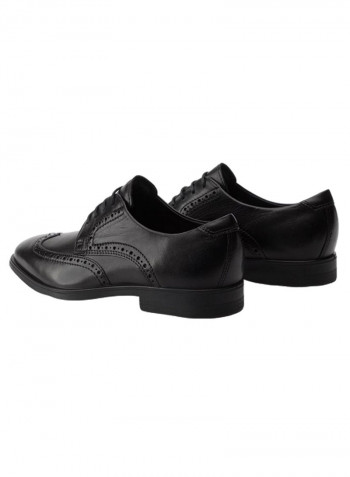 Melbourne Brogue Lace-Up Shoes Black