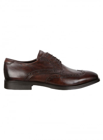 Melbourne Brogue Lace-Up Shoes Brown