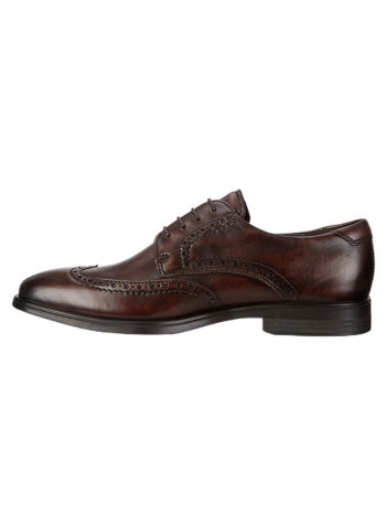 Melbourne Brogue Lace-Up Shoes Brown