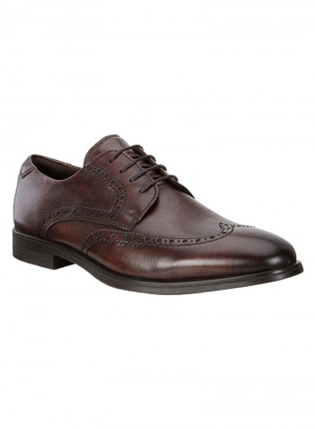 Melbourne Brogue Lace-Up Shoes Brown