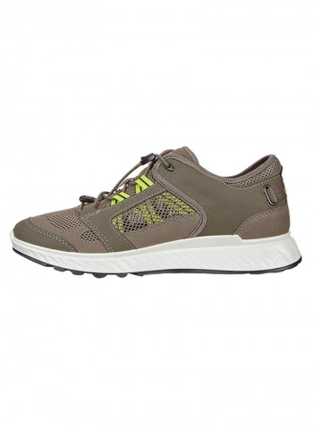 Exostride Lace-Up Sneakers Warm Grey
