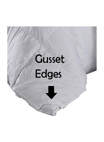 Cotton Down Comforter White 106x90inch