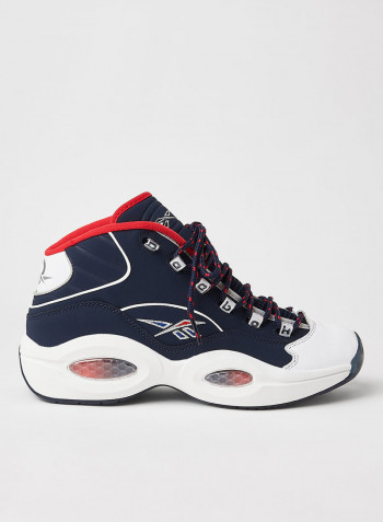 Question Mid Basketball Shoes Navy