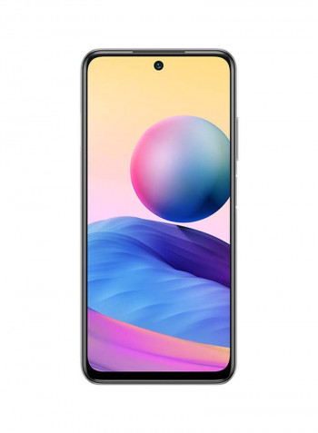 Redmi Note 10 5G Dual SIM Chrome Silver 4GB RAM 128GB With Mi True Wireless Earbuds Basic 2 - Global Version