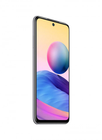 Redmi Note 10 5G Dual SIM Chrome Silver 4GB RAM 128GB With Mi True Wireless Earbuds Basic 2 - Global Version