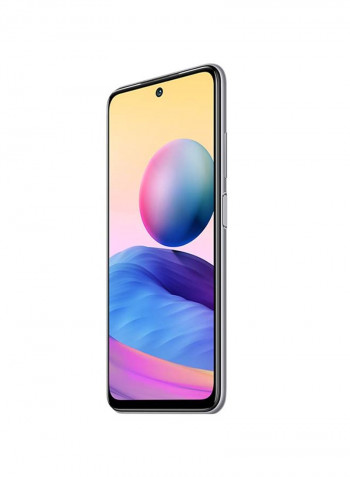 Redmi Note 10 5G Dual SIM Chrome Silver 4GB RAM 128GB With Mi True Wireless Earbuds Basic 2 - Global Version