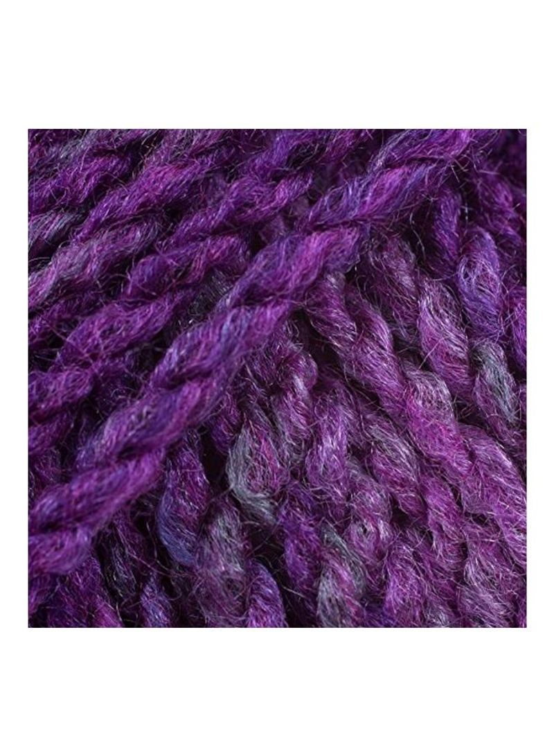 Chunky Acrylic Yarn Purple 341yard