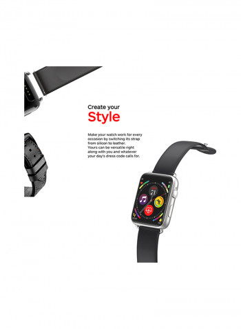 Bt Heart Rate Smartwatch Silver