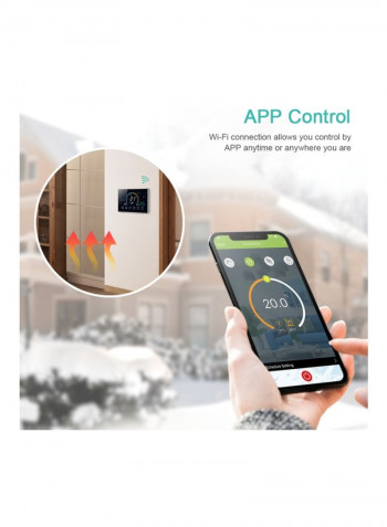 Wi-Fi Smart Thermostat Black