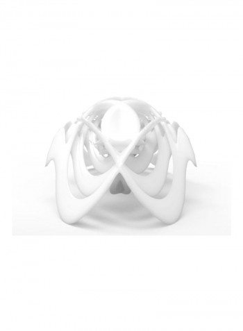 3D Printed Decorative Artistic Eye Sculpture White 40.5centimeter