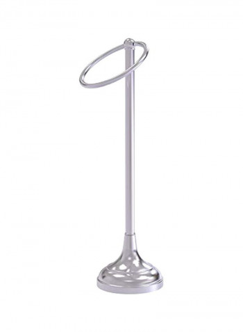 Guest Towel Holder Silver 6x5.5x20inch