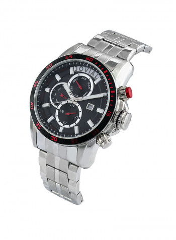 Men's Casual Stainless Steel Quartz Analog Wrist Watch 18406 GSMC 03 E- RD