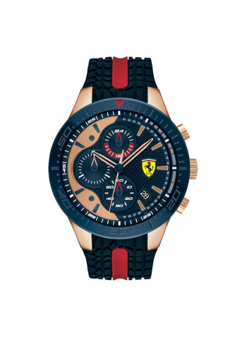 Men's Rubber Chronograph Wrist Watch 830591