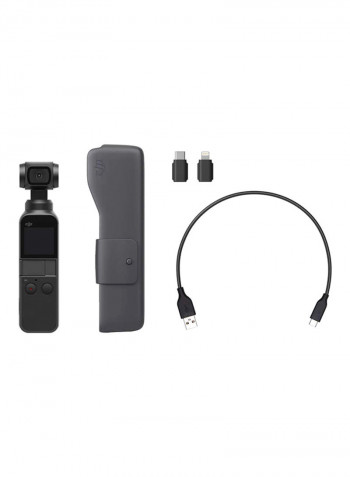 Osmo Pocket With Wi-Fi, Bluetooth Capabilities 12MP 4K Handheld Sports And Action Camera