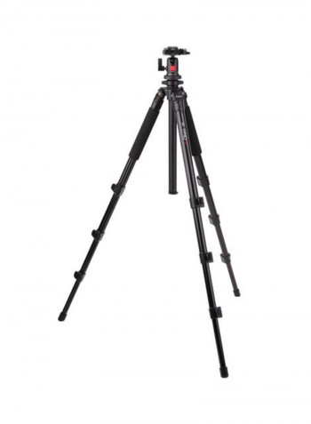 Portable Tripod With Ball Head 59.5inch Black
