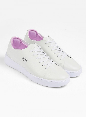 Eyyla Leather Sneakers أبيض