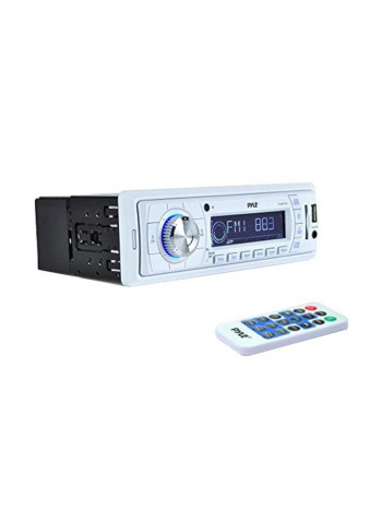 Stereo Marine Headunit Receiver PLMR19W White
