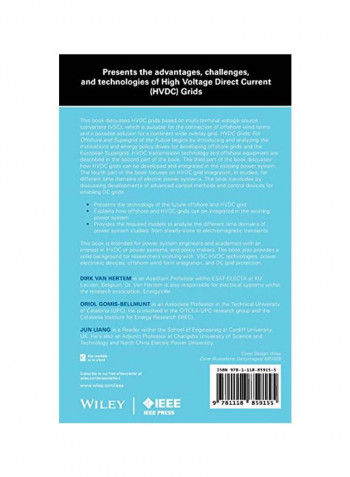 HVDC Grids: For Offshore And Supergrid Of The Future Paperback
