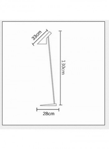 Bedroom LED Floor Lamp White 30 x 30 x 135centimeter