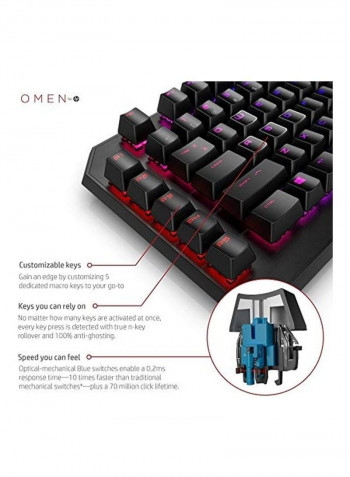 Sequencer Wired USB Mechanical Optical Gaming Keyboard