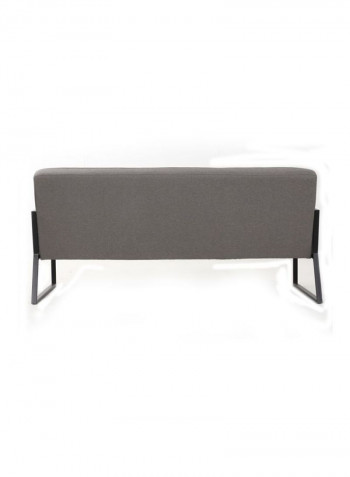 Renca 3-Seater Sofa Grey/Black 168x75x68centimeter
