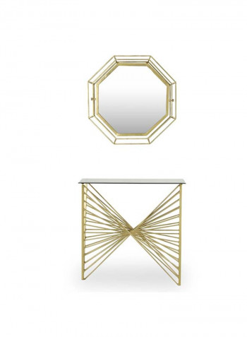 Avalon Mirror Gold 90 x 90 x 21cm