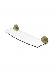 Glass Shelf Organizer Clear/Gold 18inch