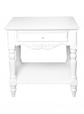 Romance Bedside Table White 64x71x48centimeter reviews Romance Bedside Table White 64x71x48centimeter