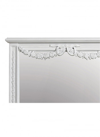 Rose Mirror White 90x105x7centimeter