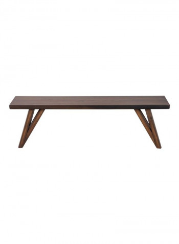 Sunny Wooden Bench Brown 152x40x46centimeter