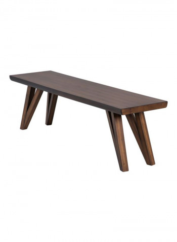 Sunny Wooden Bench Brown 152x40x46centimeter