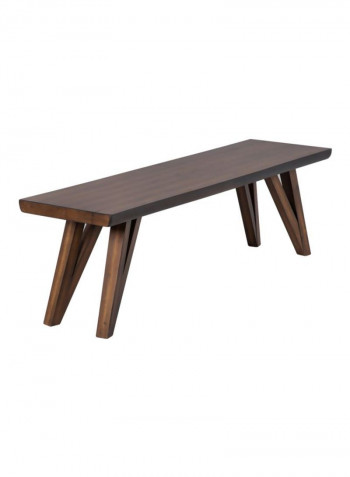 Sunny Wooden Bench Brown 152x40x46centimeter