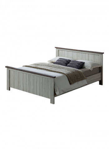 Emily Double Bed Grey 180 x 200cm