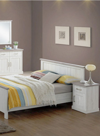 Emily Double Bed Grey 180 x 200cm